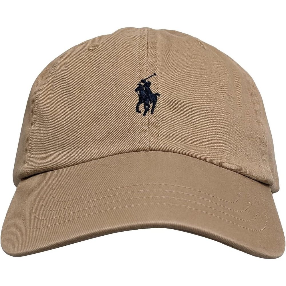 Mens Brown Polo Sports Pony Logo Hat